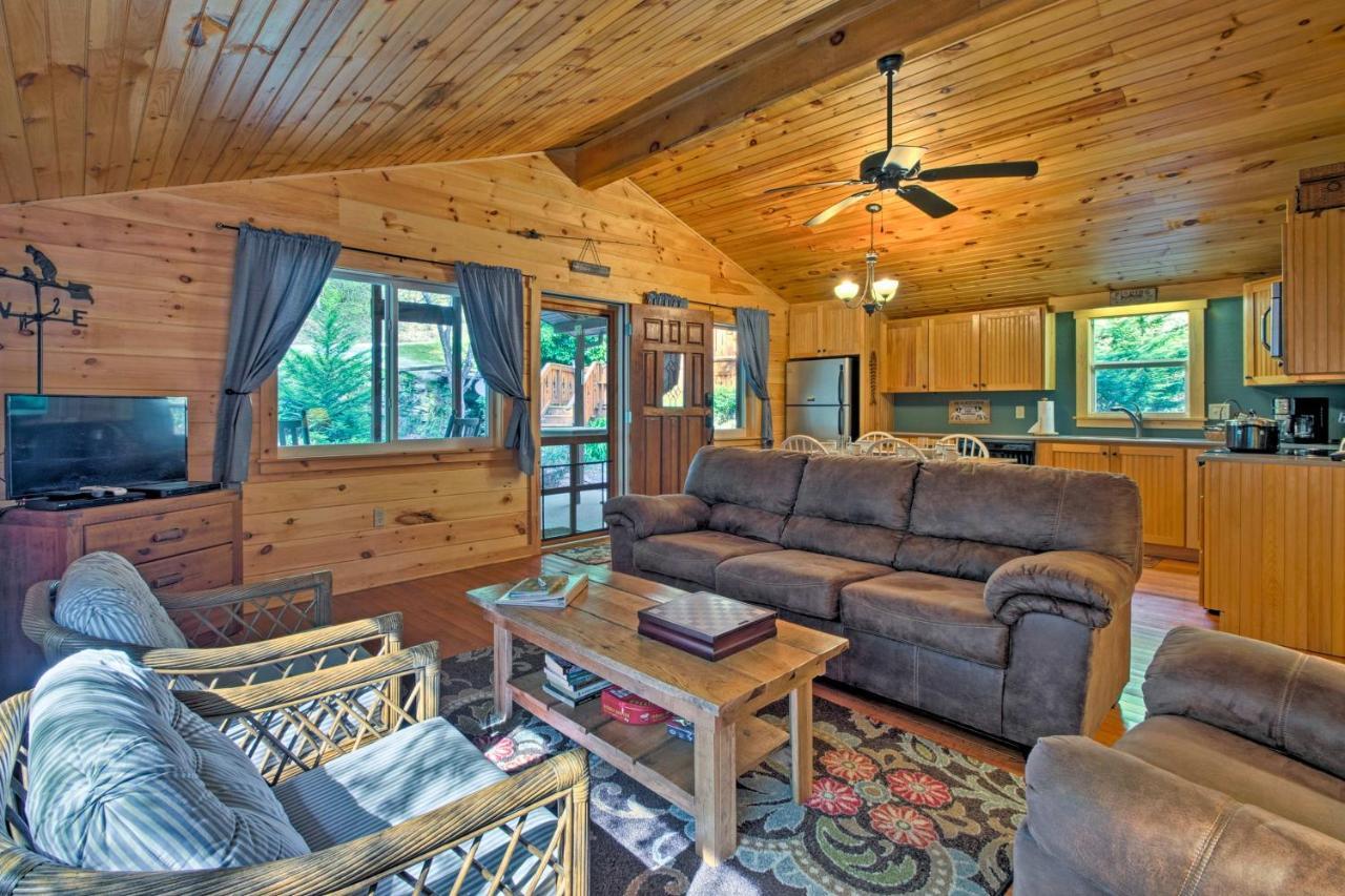 Bryson City Cabin With Fire Pit On Coopers Creek! Exterior foto