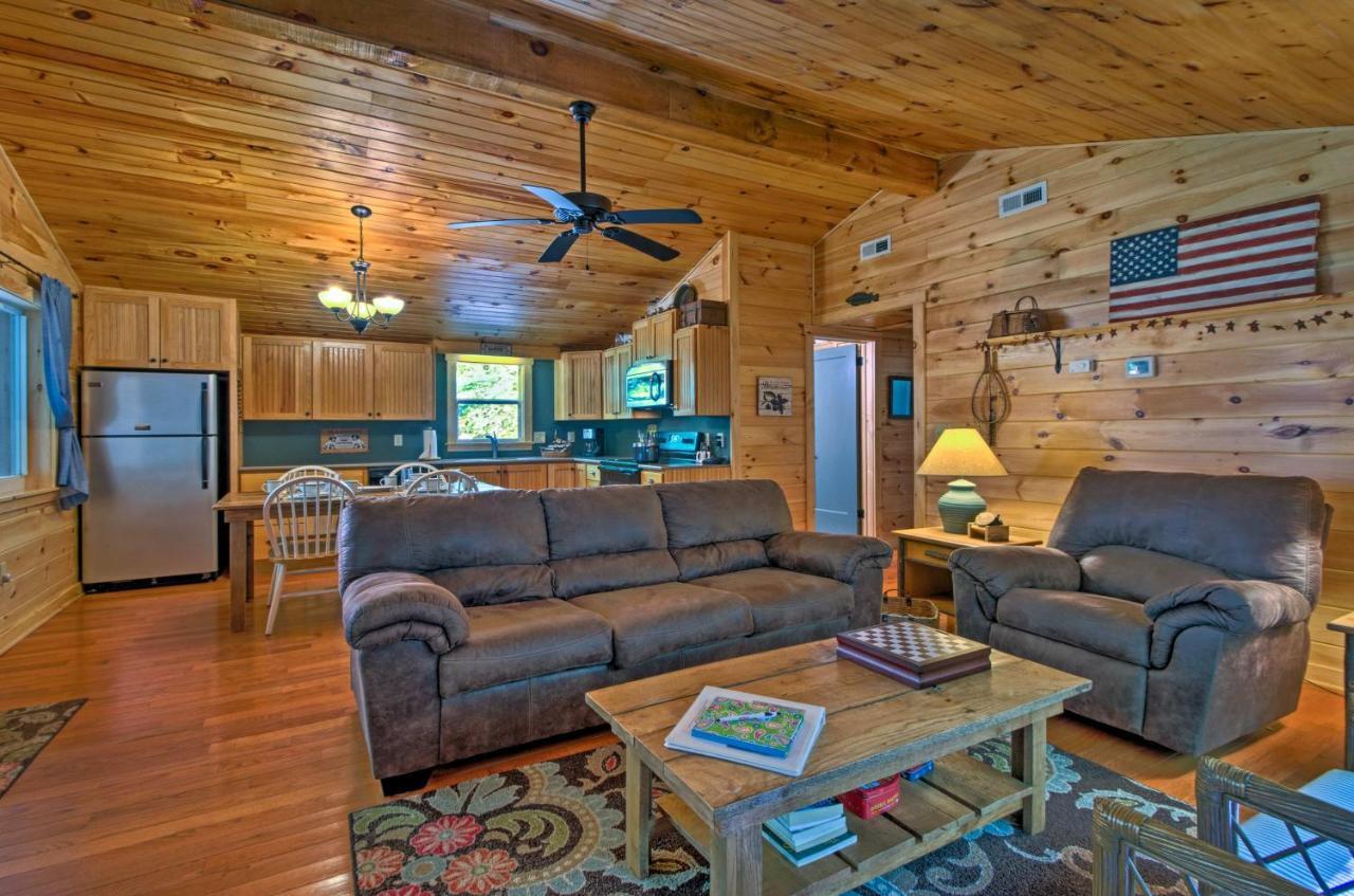 Bryson City Cabin With Fire Pit On Coopers Creek! Exterior foto